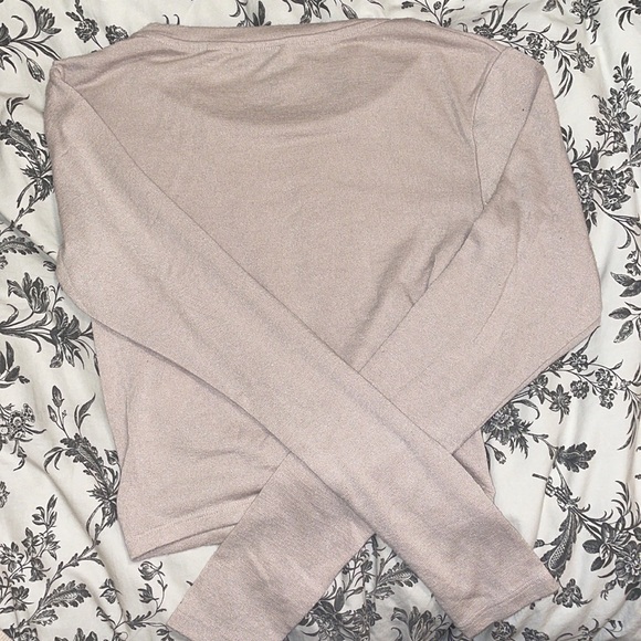 WILFRED FREE X ARITZIA wrap knit long sleeve top - Picture 4 of 4